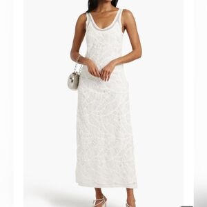 Jonathan Simkhai Elegant White Sleeveless Dress.